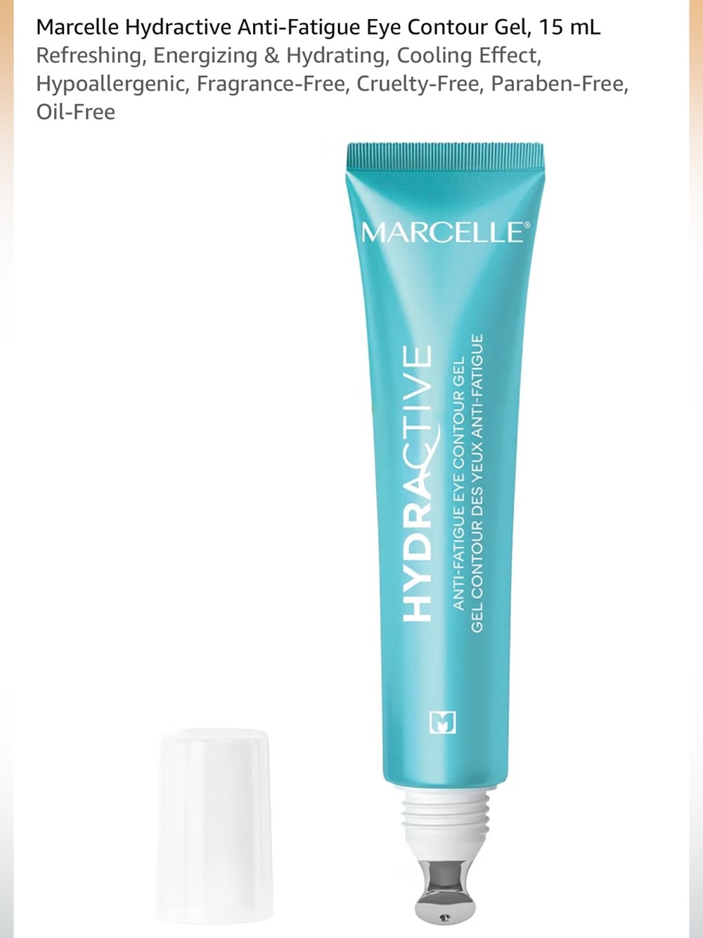 Marcelle Hydractive Anti-Fatigue Eye Contour Gel — Turquoise